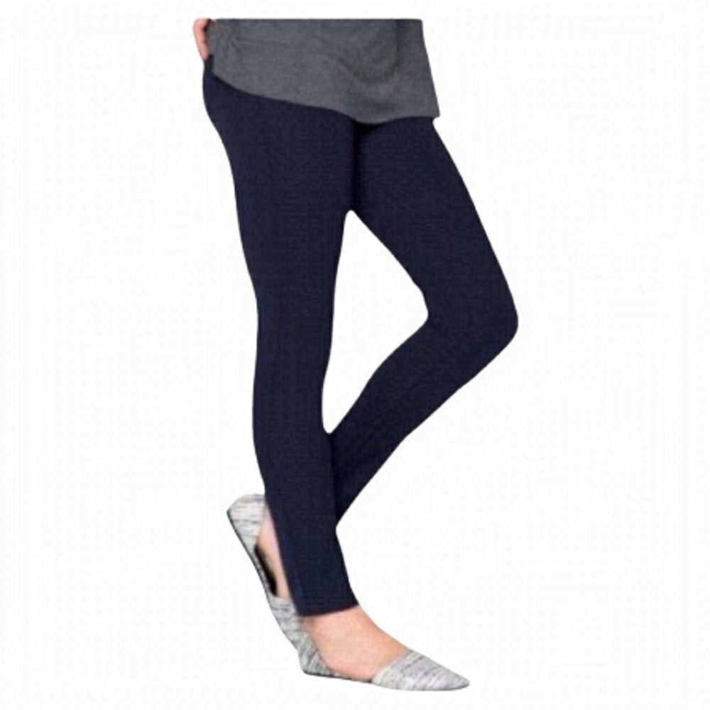 LYSSE Navy Blue High Waisted Twill Leggings Pants XS